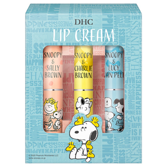 DHC Medicated Lip Cream [Snoopy] 3-Pack Friends Limited Edition×3