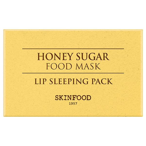 SKINFOOD Honey Sugar Lip Sleeping Pack (Honey Sugar), 21ml (Honey Sugar)
