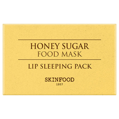 SKINFOOD Honey Sugar Lip Sleeping Pack (Honey Sugar), 21ml (Honey Sugar)
