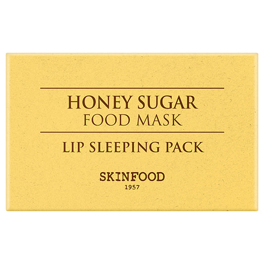 SKINFOOD Honey Sugar Lip Sleeping Pack (Honey Sugar), 21ml (Honey Sugar)