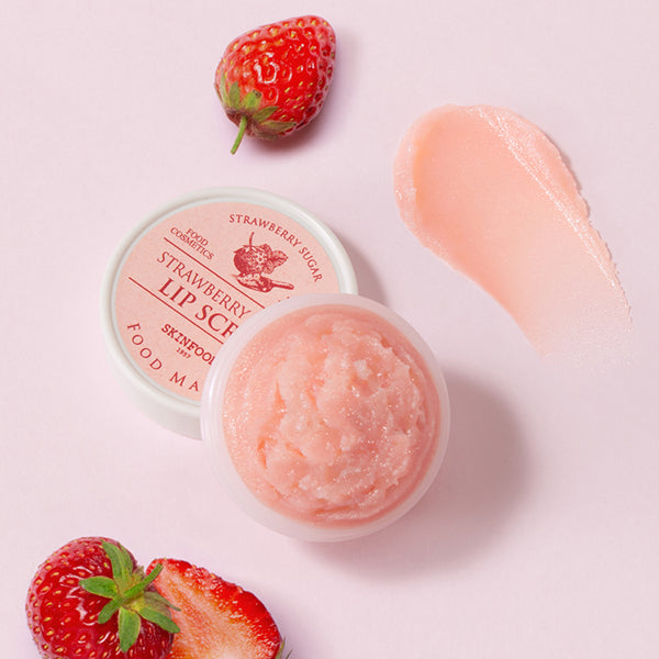 SKINFOOD Strawberry Sugar Lip Scrub (Pink), 21ml (Strawberry)