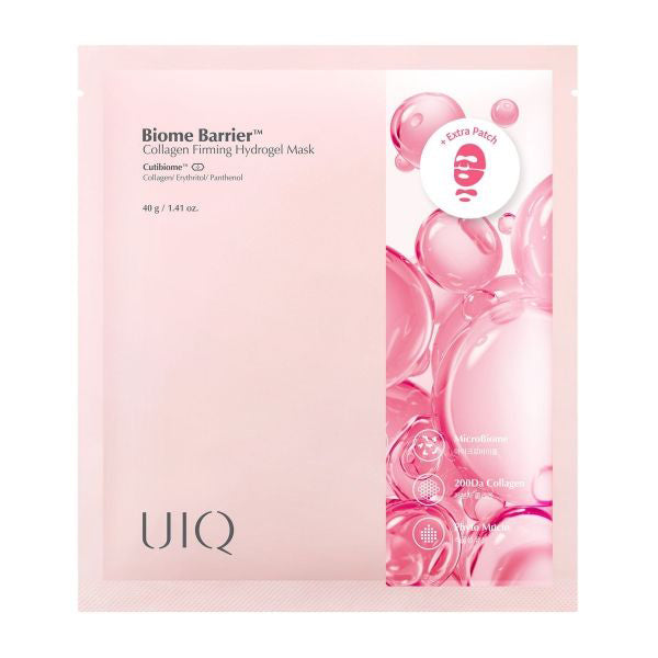 UIQ Biome Barrier Collagen Firming Hydrogel Mask, 1 Sheet