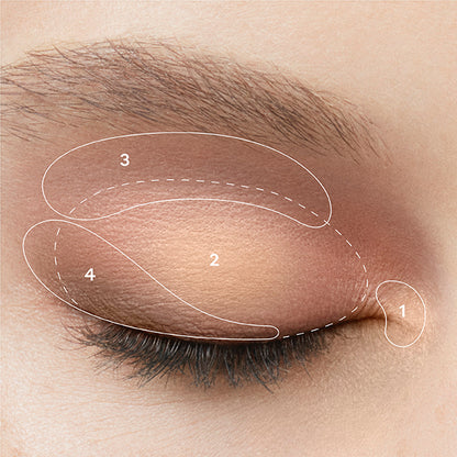Burberry Eye Quad, 01 ICONIC HONEY, 4.7g, Silky finish