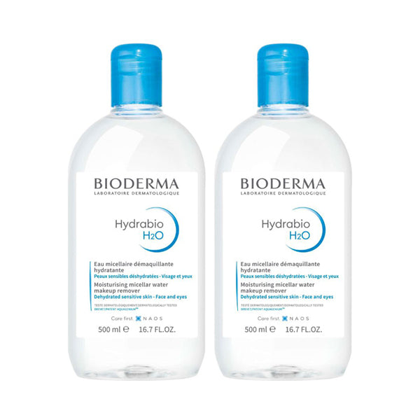 BIODERMA Hydrabio H2O 2-Bottle Set, 500mlx2 (Comfortable Scent)