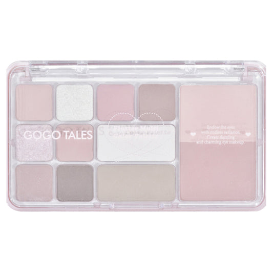 GOGO TALES Flutter Multi-Color Palette (01 Fluffy Pink), 14.6g