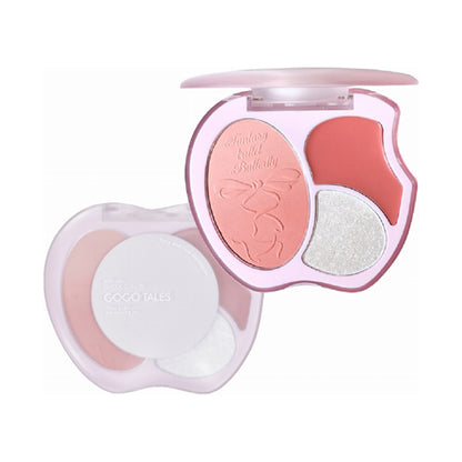 GOGO TALES Mellow Glow Palette (01 Melting Peach), 9g