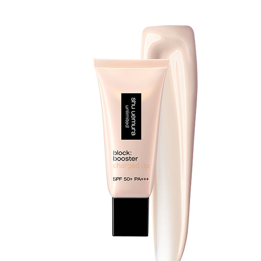 shu uemura Unlimited Block: Booster Advanced SPF50, 30ml (Nude Beige)