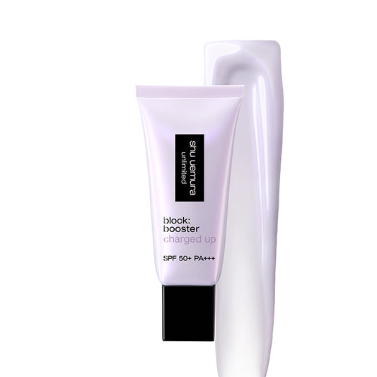 shu uemura Unlimited Block: Booster Advanced SPF50, 30ml (Icy Mauve)