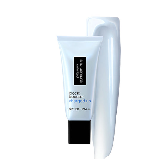 shu uemura Unlimited Block: Booster Advanced SPF50, 30ml (Lumi Blue)