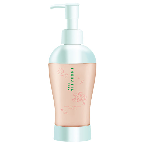 Theratis Terra Night Control Hair Milk Sakura, 180g (Night Cherry Blossom La France Tea Scent)
