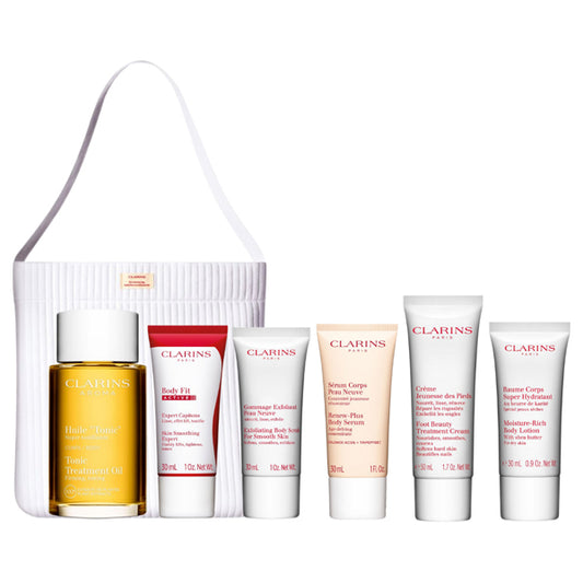 CLARINS Happy Bag 2026 Body Care, 100ml, 30ml, 30ml, 30ml, 50ml, 30ml, 1 piece