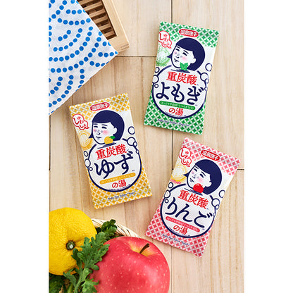 Onsen Nadeshiko Bicarbonate Bath Tablet (Apple), 1 Piece