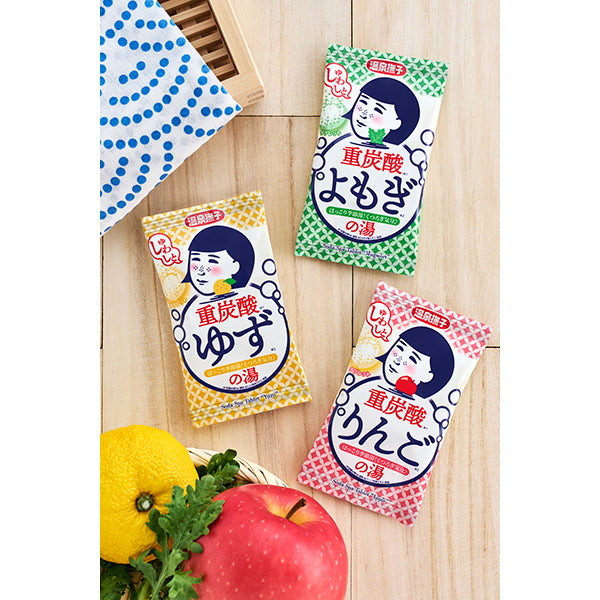 Onsen Nadeshiko Bicarbonate Bath Tablet (Yuzu), 1 Piece