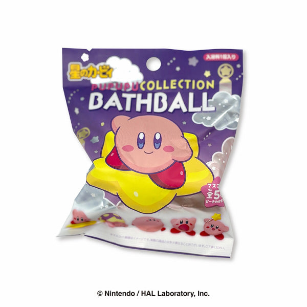 SK Japan Kirby PUPUPU Collection Bath Ball (Peach), 1 Unit