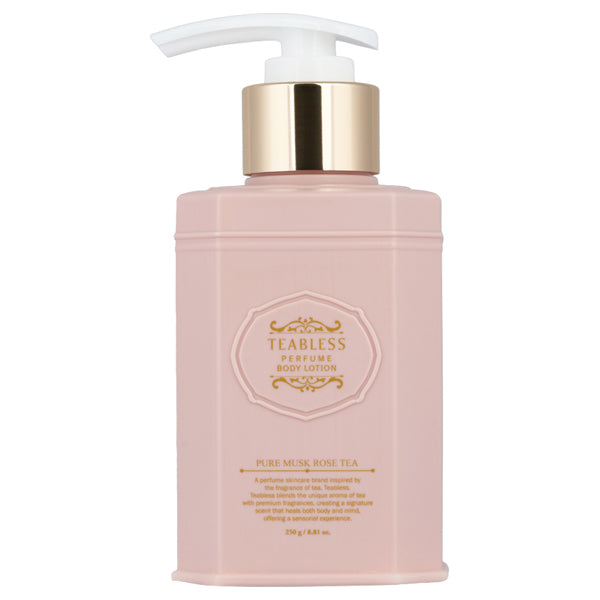 TEABLESS Pure Musk Rose Tea Perfume Body Lotion, 250g