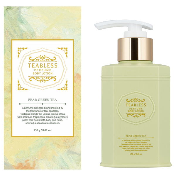 TEABLESS Pear Green Tea Perfume Body Lotion, 250g