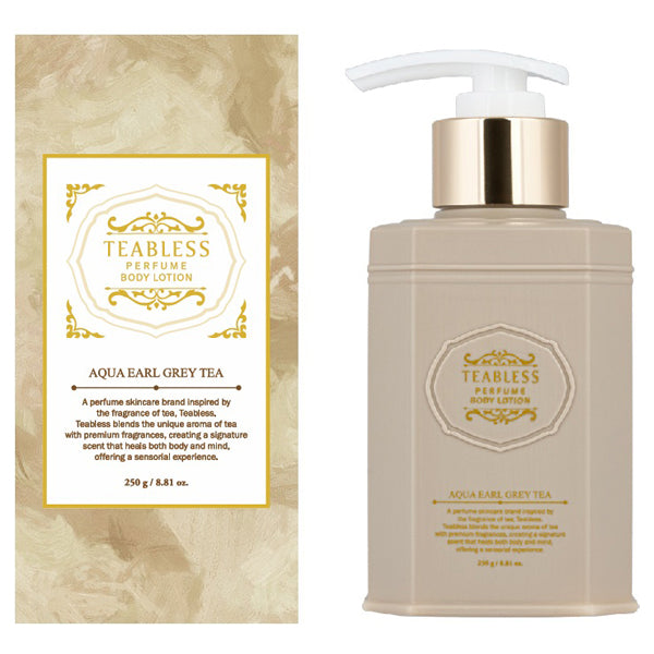 TEABLESS Aqua Earl Grey Tea Perfume Body Lotion, 250g