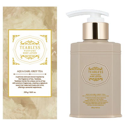 TEABLESS Aqua Earl Grey Tea Perfume Body Lotion, 250g