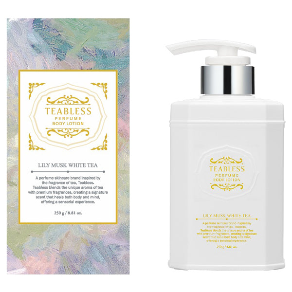 TEABLESS Lily Musk White Tea Perfume Body Lotion, 250g