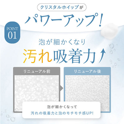 SHIRORU Crystal Whip Face Wash, 120g