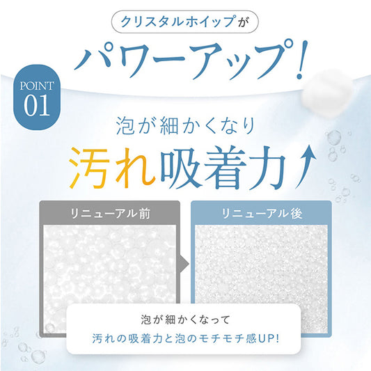SHIRORU Crystal Whip Face Wash, 120g