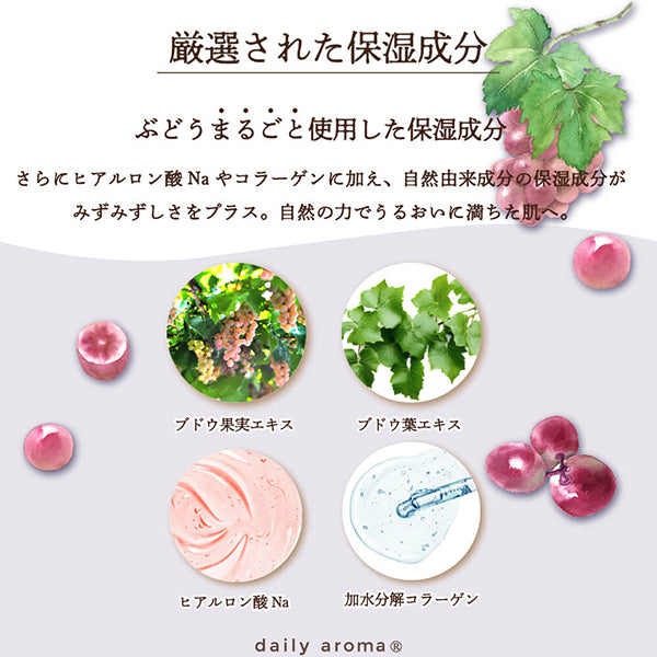 Daily Aroma Mt. Fuji Grape Face Mask (Kyoho Grape), 20ml