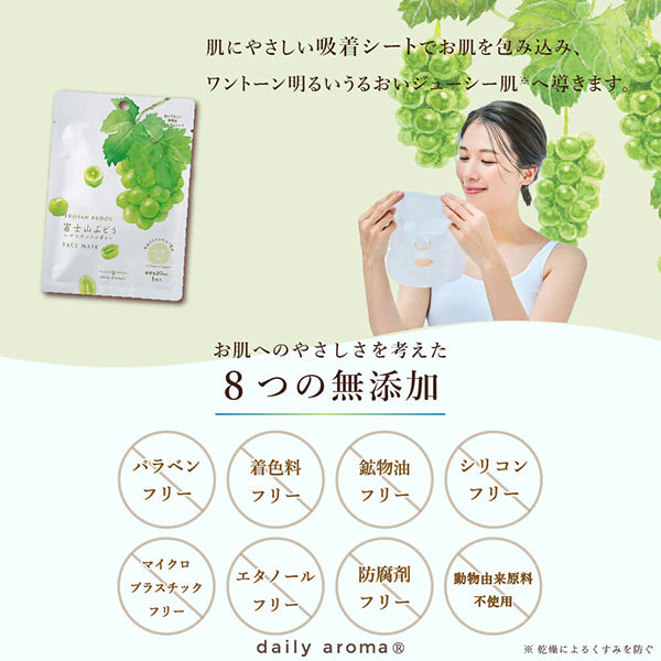 Daily Aroma Mt. Fuji Grape Face Mask, 20ml