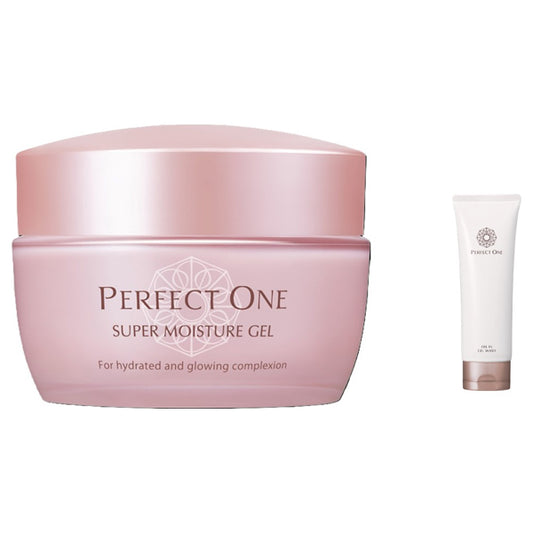 Medicated Super Moisture Gel + Oil-in-Gel Wash Mini Set, 50g,  40g