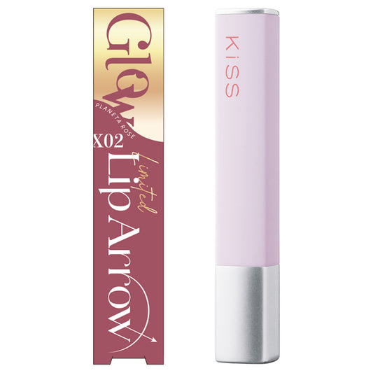 KiSS Lip Arrow Glow X (02 Planet Rose)