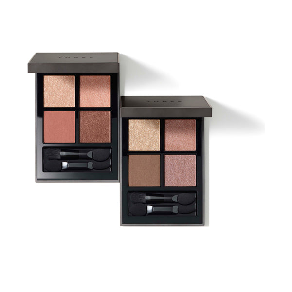 THREE Stargazing Eyeshadow Quad, 09 FLOWER SPACE, 6.7g