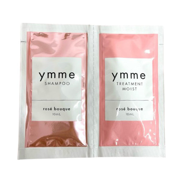 ymme Shampoo & MOIST Treatment Pouch, 10ml, 10ml