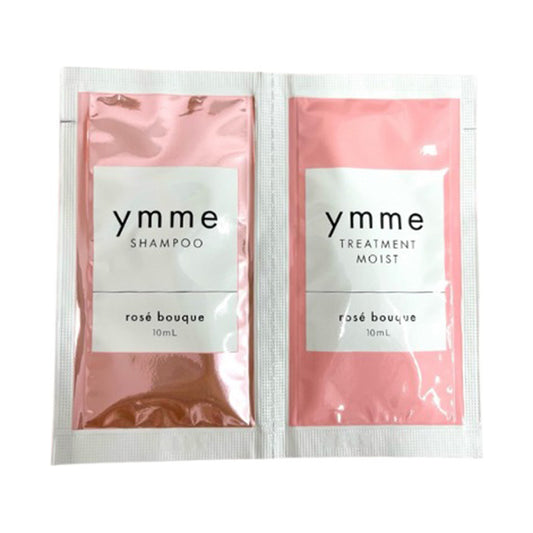 ymme Shampoo & MOIST Treatment Pouch, 10ml, 10ml