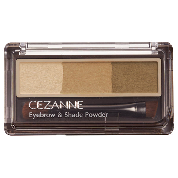 CEZANNE Eyebrow & Shade Powder (01 Camel Brown)
