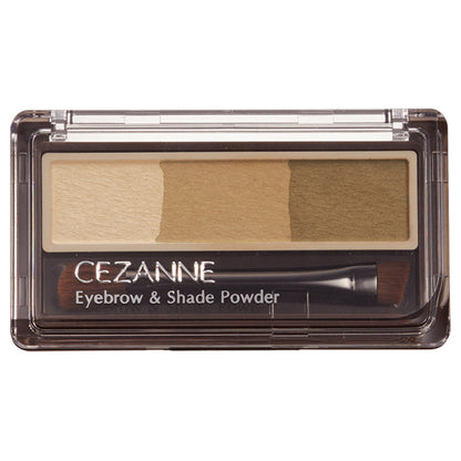 CEZANNE Eyebrow & Shade Powder (01 Camel Brown)