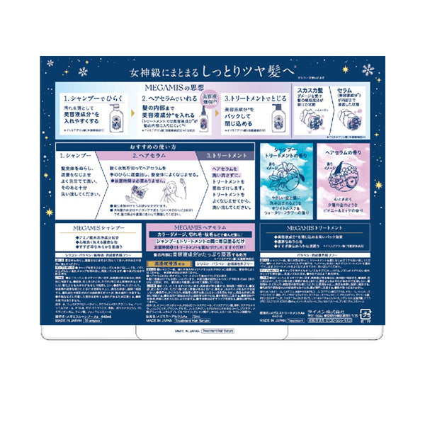MEGAMIS Shampoo & Treatment Trial Set, 440ml x 2