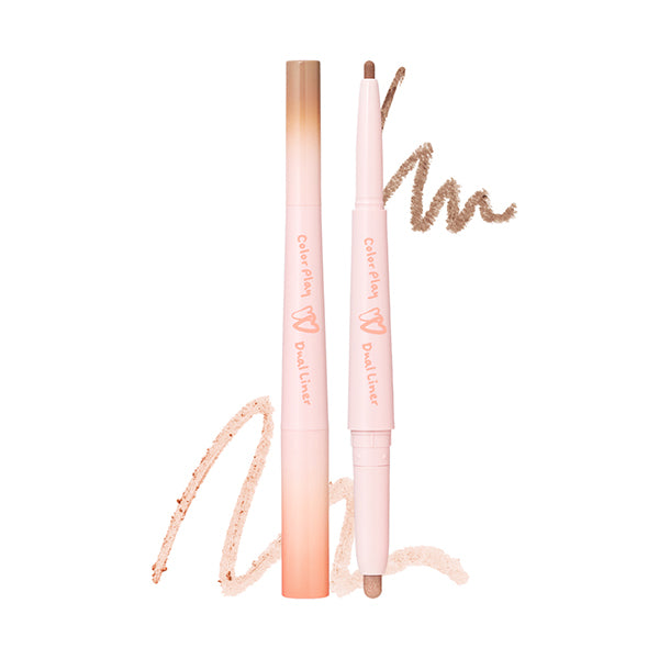 2aN Color Play Dual Liner (01 Honey Peach)