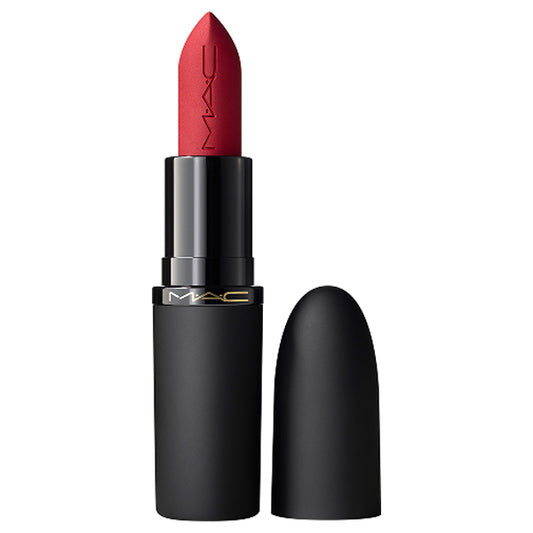 M.A.C Powder Kiss Hazy Matte Lipstick (935 Ruby New)