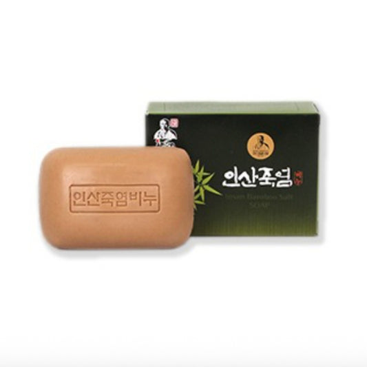 Jinsan Bamboo Salt Soap, 100g