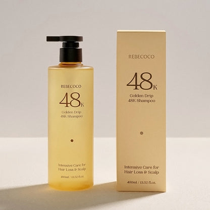 REBECOCO Golden Drip 48K Shampoo, 400ml