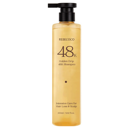 REBECOCO Golden Drip 48K Shampoo, 255ml