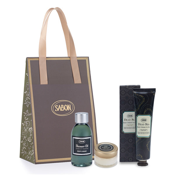 SABON Gentleman Trial Kit, 100ml, 60g, 50ml