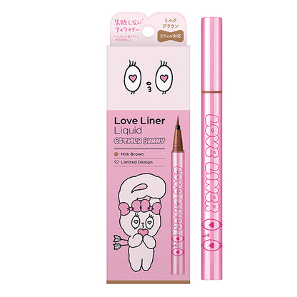 msh Love Liner Liquid Eyeliner R5, Limited Edition (Esther Bunny Design), Milk Brown, 0.55ml