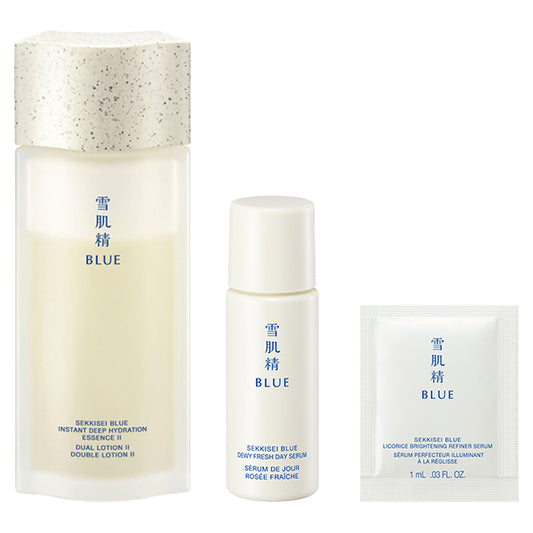 Sekkisei Deep Hydrating Essence Liquid II Kit, 120ml, 7ml, 1ml