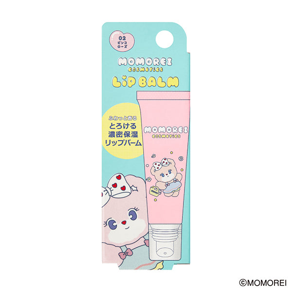 Momorei Cosmetics Lip Balm, 02 Pink Rose, 10g