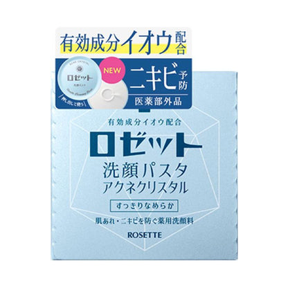 Rosette Face Wash Pasta Acne Crystal, 90g