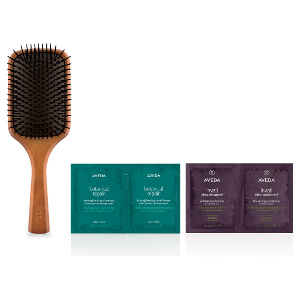AVEDA Paddle Brush Set