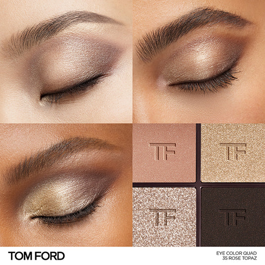 TOM FORD RUNWAY Eye Color Quad Crème 35 (Rose Topaz)
