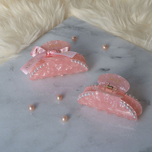 SWATi Bath Pearl & Hair Accessory (Pink), 1 Set