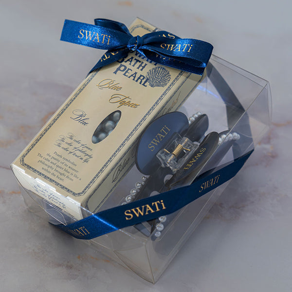 SWATi Bath Pearl & Hair Accessory (Blue), 1 Set