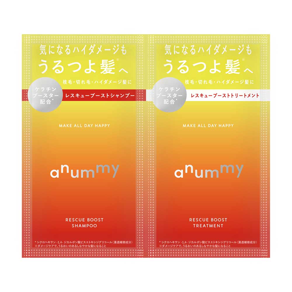 anummy Rescue Boost Shampoo & Treatment Trial Pouch, 10ml + 10g